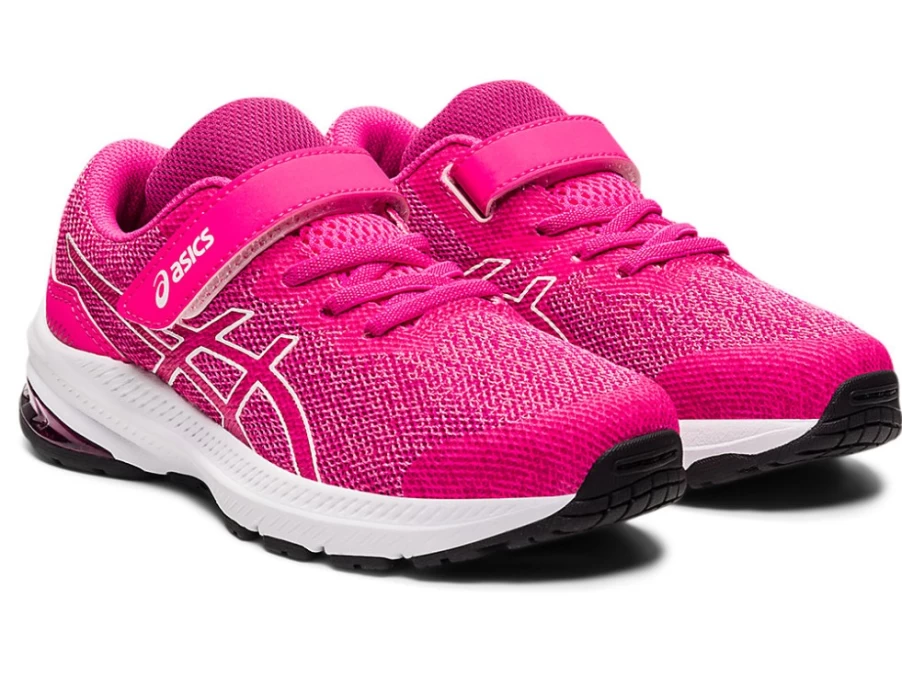 ASICS GT-1000 11 Pre-School Running Shoes for Kids - Pink Glo/White