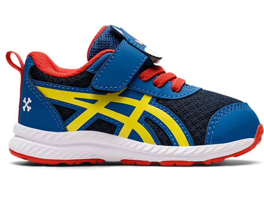 ASICS Contend 7 Kids' Running Shoes - Lake Drive/Vibrant Yellow - Toddler Size