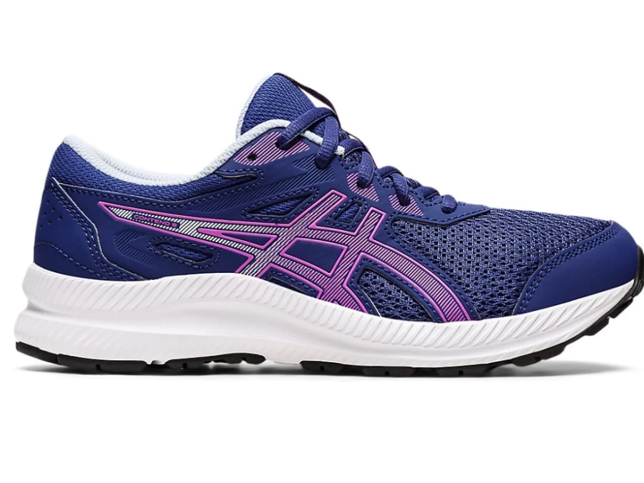ASICS CONTEND 8 Kids' Running Shoes - Dive Blue/Orchid - Grade School Sneakers