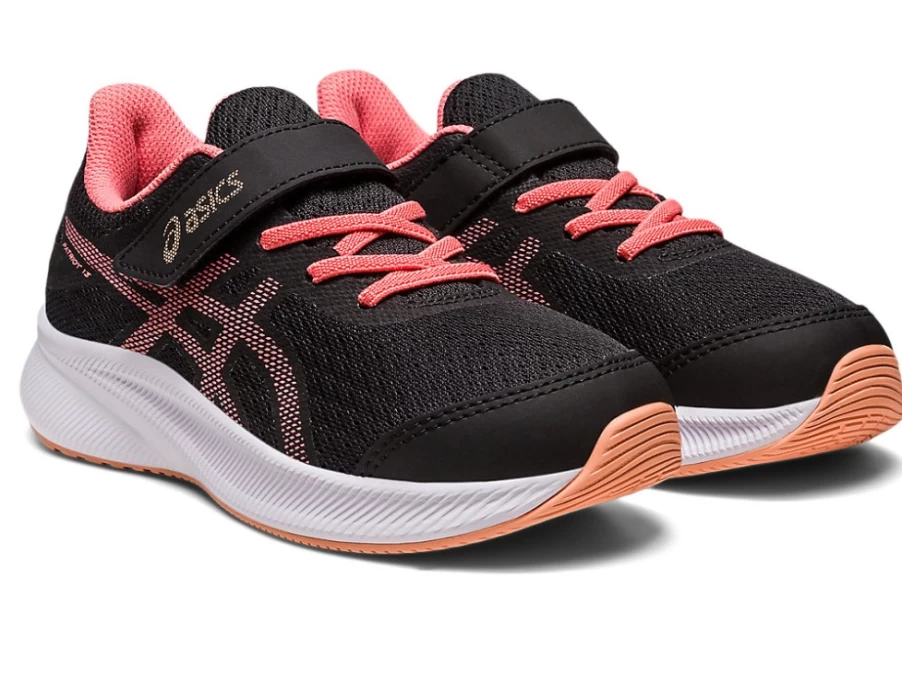 ASICS Kids PATRIOT 13 Pre-School Running Shoes - Black/Papaya