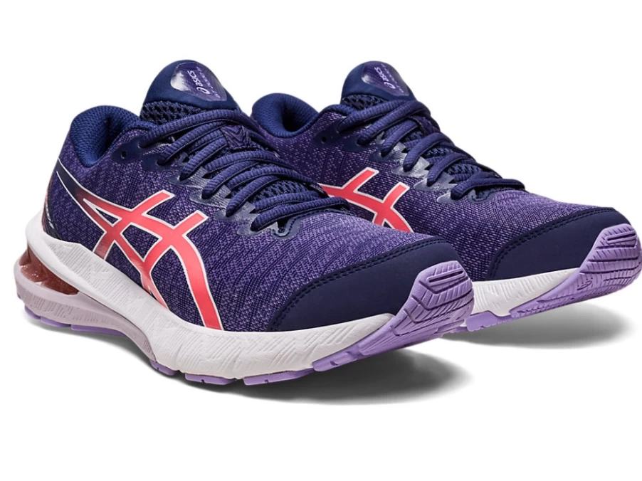 ASICS GT-2000 11 Kids' Running Shoes - Indigo Blue/Papaya - Grade School Athletic Sneakers