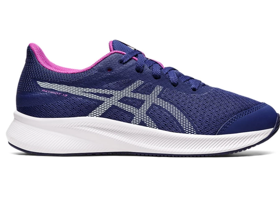 ASICS Kids' Grade School Running Shoes in Dive Blue/Soft Sky - PATRIOT 13