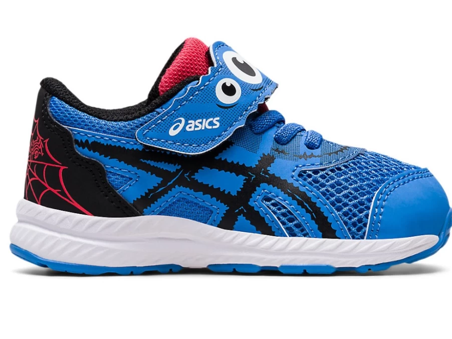 ASICS Contend 8 Toddler Shoes for Kids - Blue Coast/Black - School Yard Sneakers