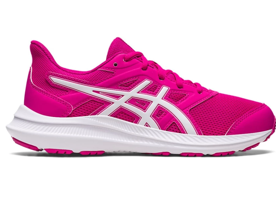 ASICS JOLT 4 Kids' Grade School Running Shoes - Pink Rave/White