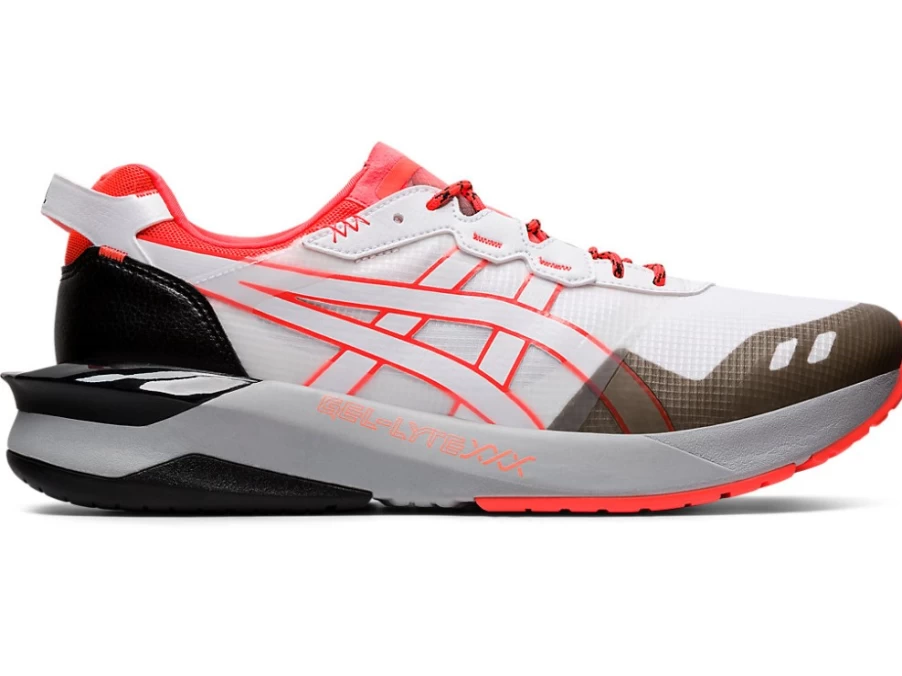 ASICS GEL-LYTE XXX Men's Running Shoes - White/Flash Coral