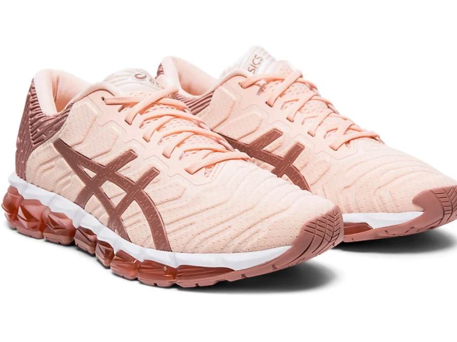 ASICS Women's GEL-QUANTUM 360 5 Running Shoes in Breeze/Umeboshi Color