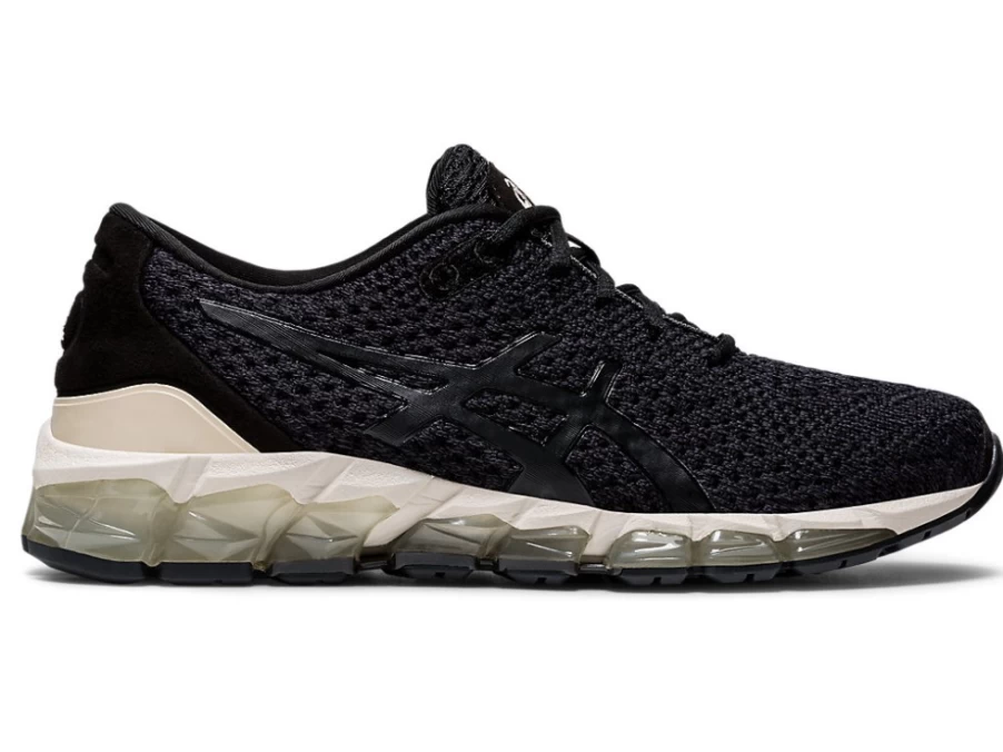 ASICS Women's GEL-QUANTUM 360 5 KNIT Running Shoes - Black/Cozy Pink