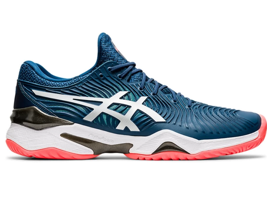 ASICS Men's COURT FF 2 Tennis Shoes in Mako Blue/White – High-Performance Athletic Footwear