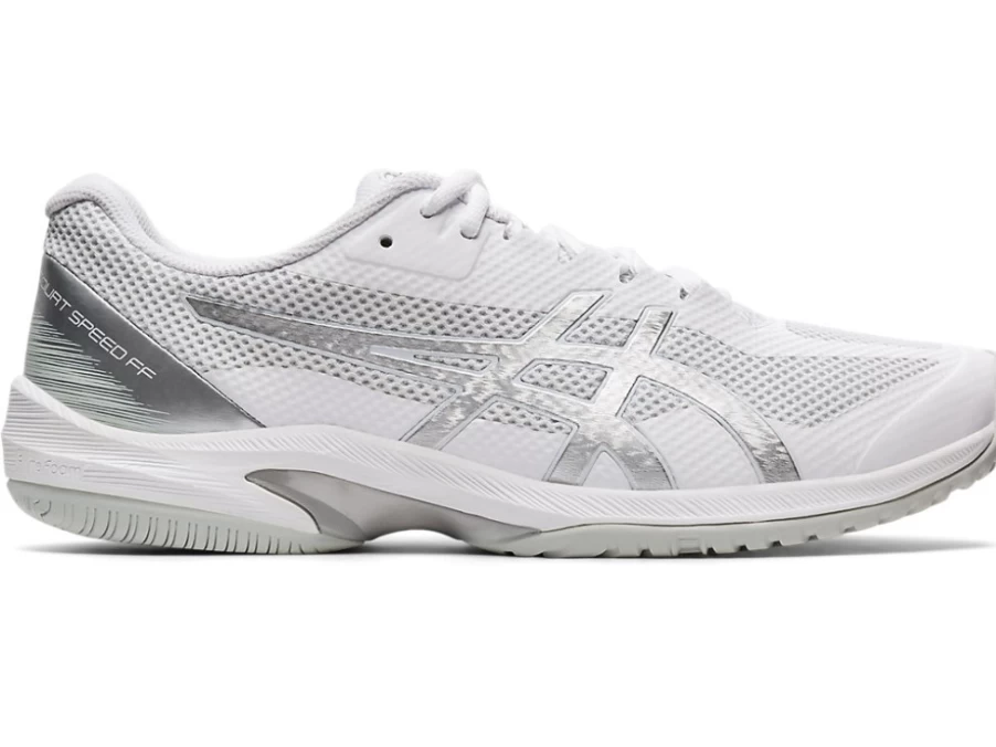 ASICS Men's Court Speed FF Tennis Shoes - White/Pure Silver