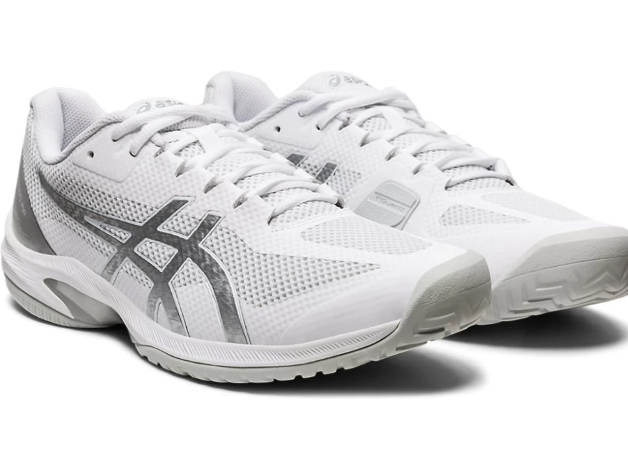 ASICS Men's Court Speed FF Tennis Shoes - White/Pure Silver
