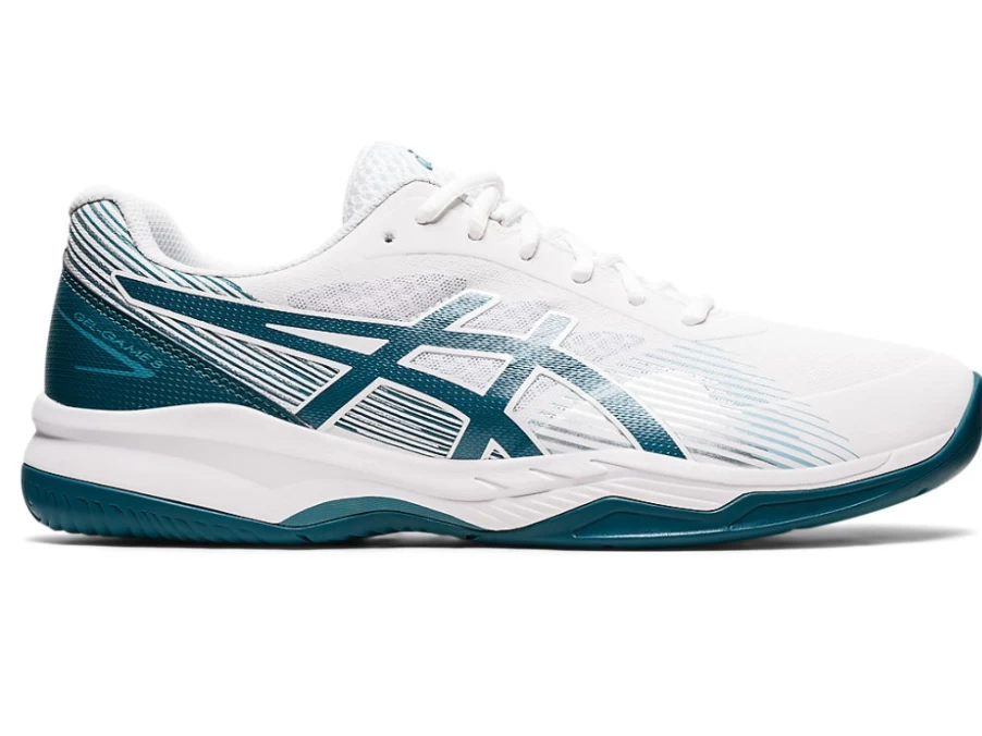 ASICS GEL-GAME 8 Men's Tennis Shoes - White/Velvet Pine