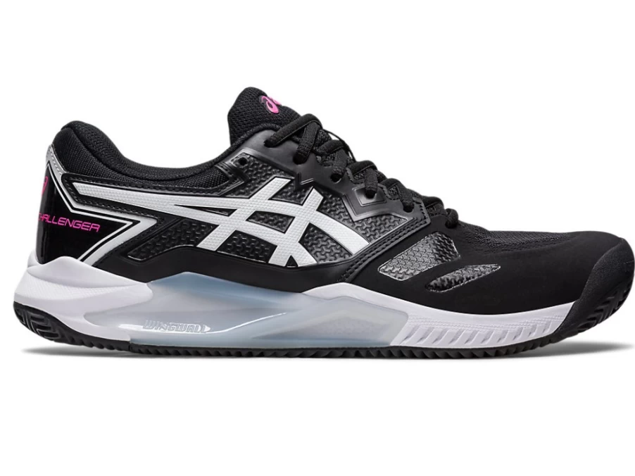 ASICS GEL-Challenger 13 Clay Tennis Shoes for Men - Black/Hot Pink