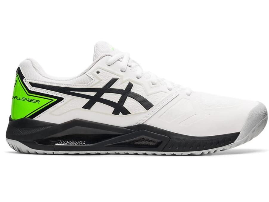 ASICS Men's GEL-Challenger 13 Running Shoes - White/Green Gecko