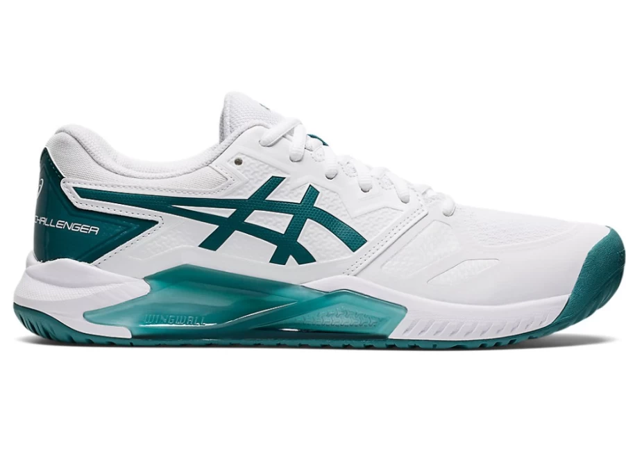 ASICS GEL-Challenger 13 Men's Running Shoes in White/Velvet Pine - Lightweight Cushioned Sneakers for Training & Road Running