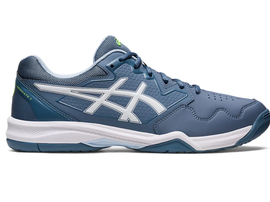 ASICS GEL-Dedicate 7 Men's Running Shoes - Steel Blue/White