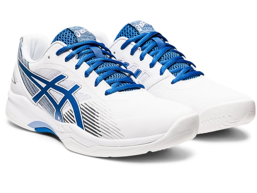 ASICS GEL-GAME 8 Men's Tennis Shoes - White/Lake Drive