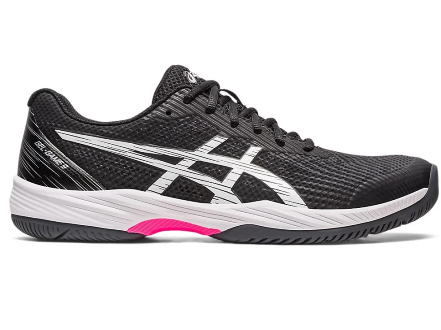ASICS GEL-GAME 9 Men's Tennis Shoes - Black/Hot Pink