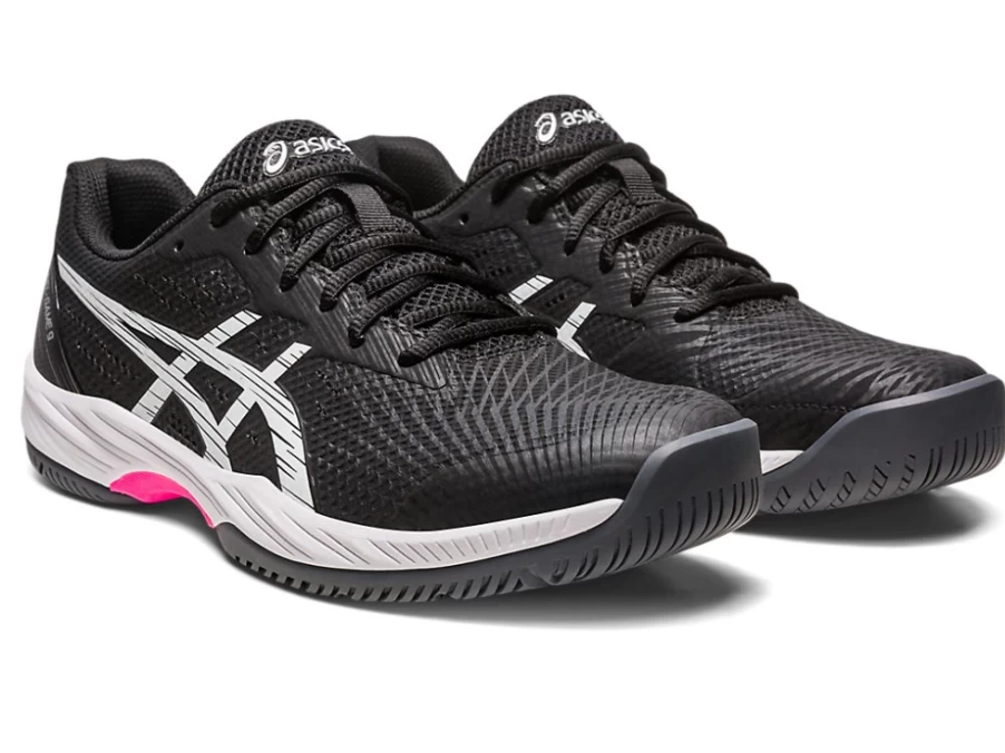 ASICS GEL-GAME 9 Men's Tennis Shoes - Black/Hot Pink