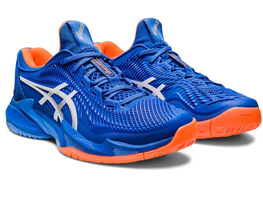 ASICS Men's COURT FF 3 NOVAK Tennis Shoes in Tuna Blue/White