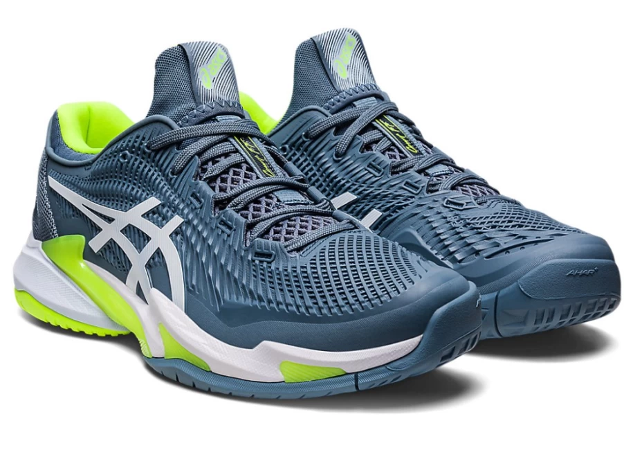 ASICS Men's COURT FF 3 Tennis Shoes in Steel Blue/White – Premium Stability & Support