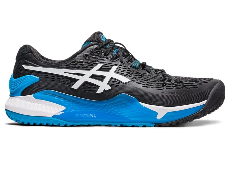 ASICS GEL-RESOLUTION 9 OC WIDE Men's Tennis Shoes - Black/White