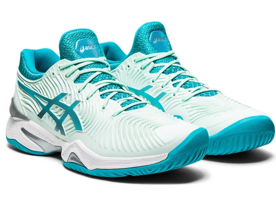 ASICS Women's COURT FF 2 Tennis Shoes in Bio Mint/Lagoon