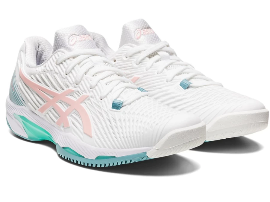 ASICS SOLUTION SPEED FF 2 Women's Tennis Shoes - White/Frosted Rose