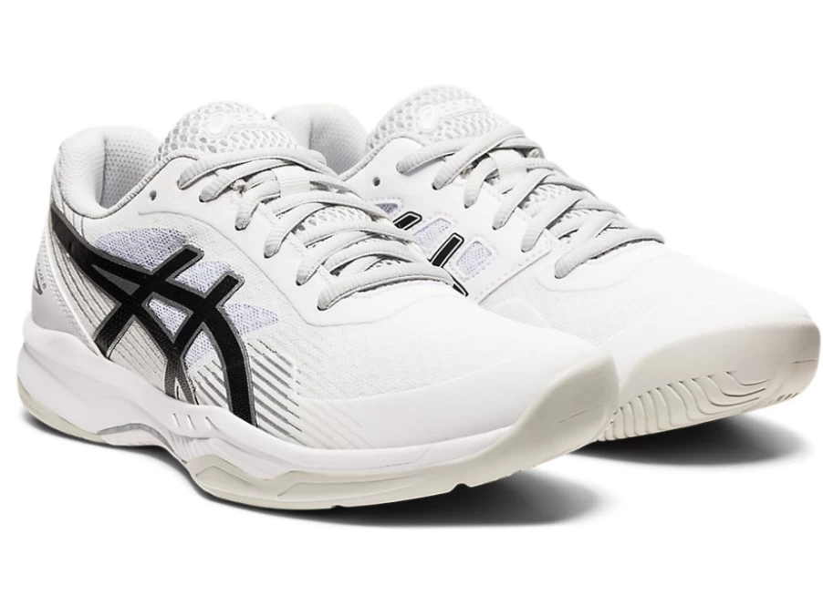 ASICS GEL-GAME 8 Women's White/Black Tennis Shoes for Optimal Performance