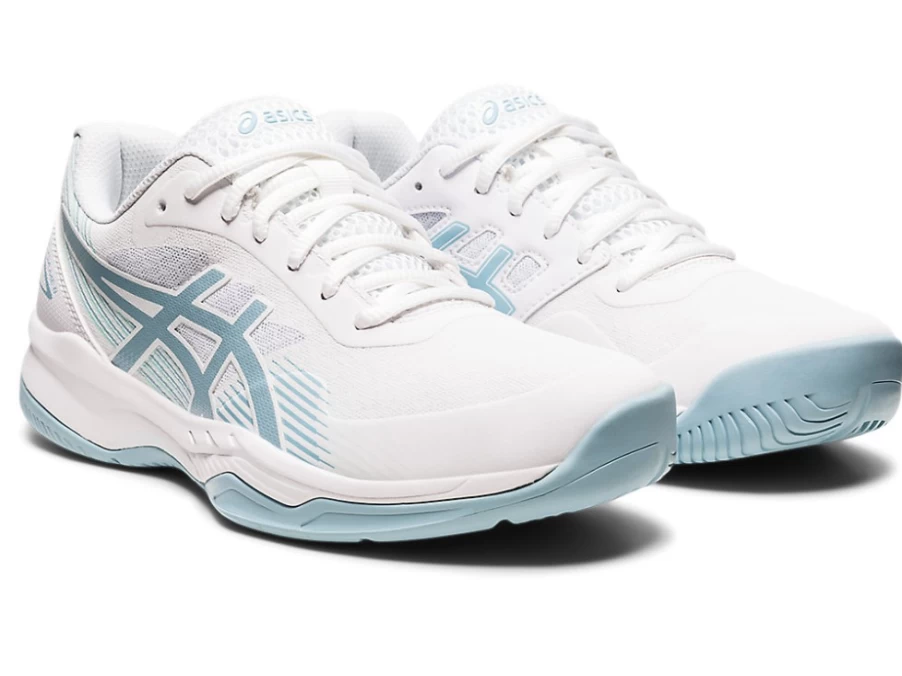 ASICS GEL-GAME 8 Women's Tennis Shoes - White/Smoke Blue