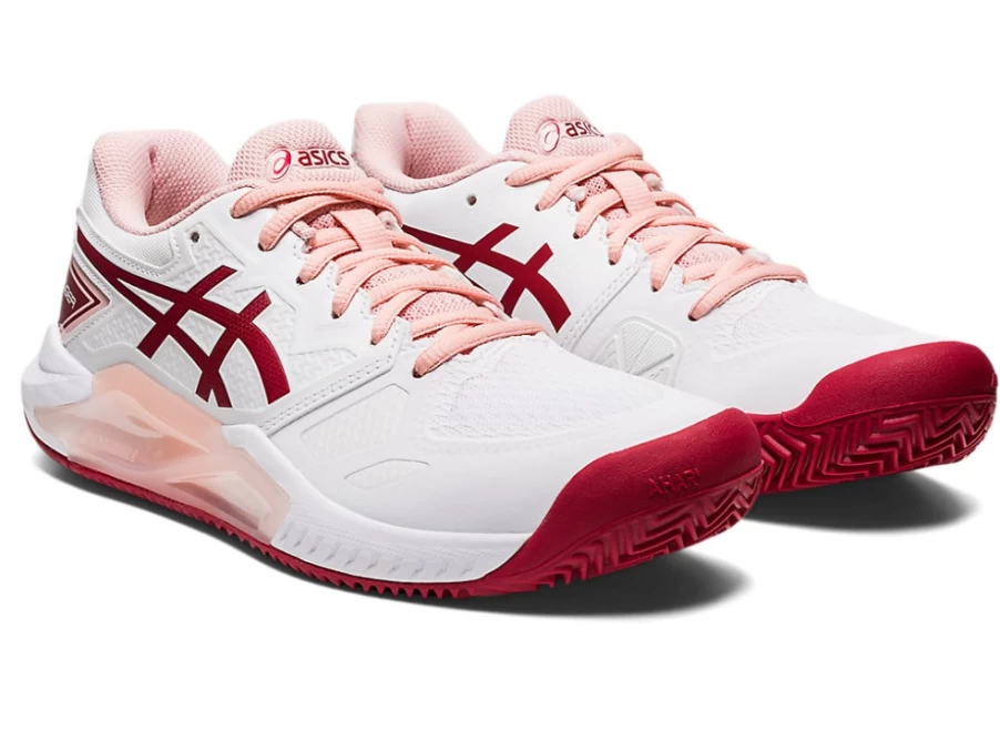 ASICS GEL-Challenger 13 Clay Women's Tennis Shoes - White/Cranberry