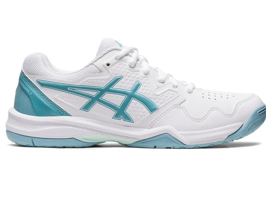 ASICS GEL-Dedicate 7 Women's Running Shoes - White/Smoke Blue