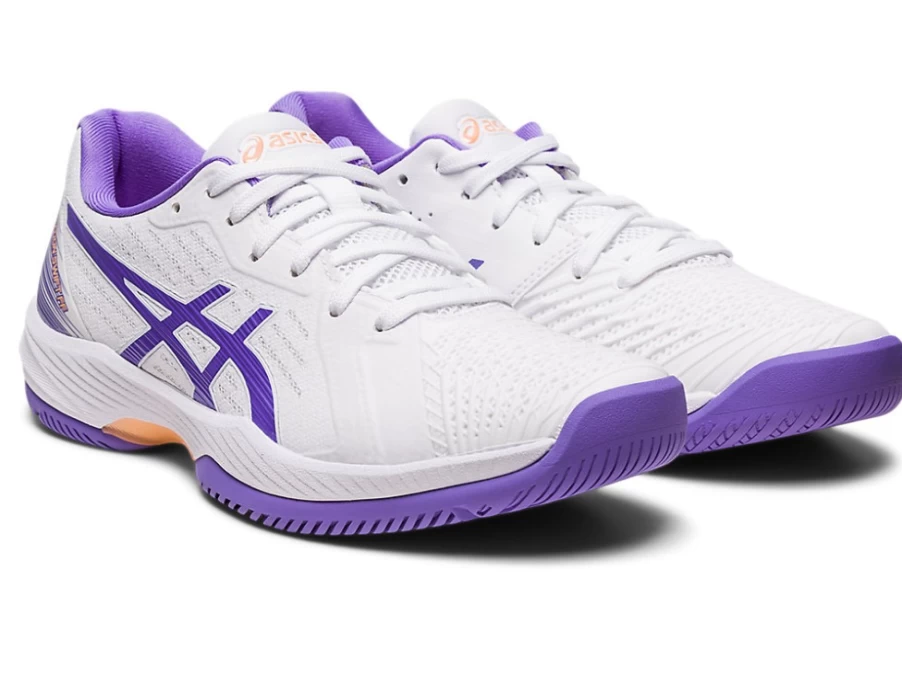 ASICS SOLUTION SWIFT FF Women's Tennis Shoes - White/Amethyst
