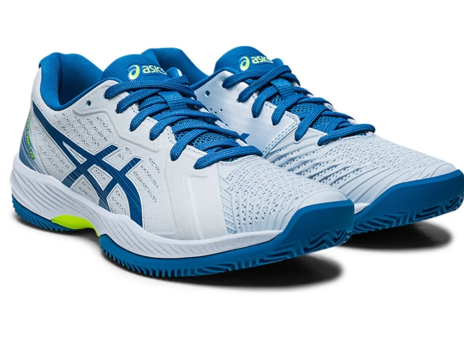 ASICS Women's SOLUTION SWIFT FF CLAY Tennis Shoes in Sky/Reborn Blue
