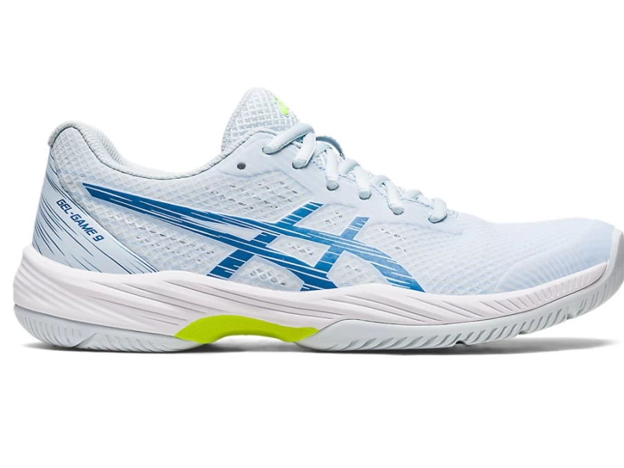 ASICS GEL-GAME 9 Women's Tennis Shoes - Sky/Reborn Blue, Court Support & Cushioning