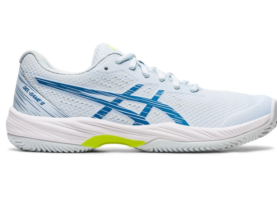 ASICS GEL-GAME 9 Women's Tennis Shoes - Sky/Reborn Blue, Clay Court Support