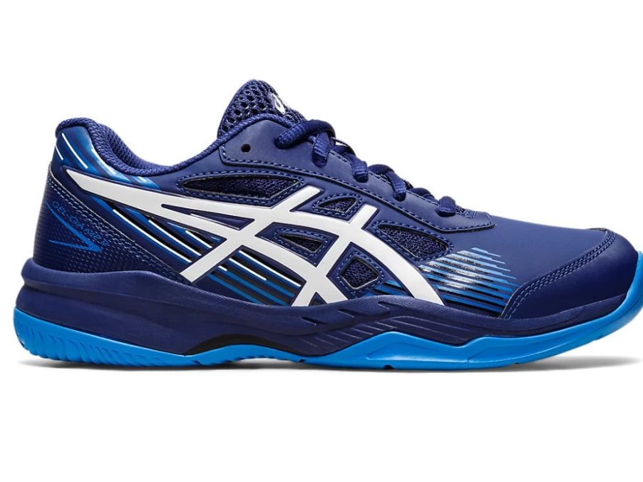 ASICS GEL-GAME 8 Kids' Running Shoes - Dive Blue/White - Grade School Sports Sneakers