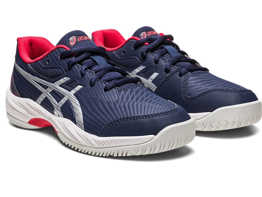 ASICS GEL-GAME 9 Kids' Running Shoes - Midnight/Pure Silver for Grade School Athletes