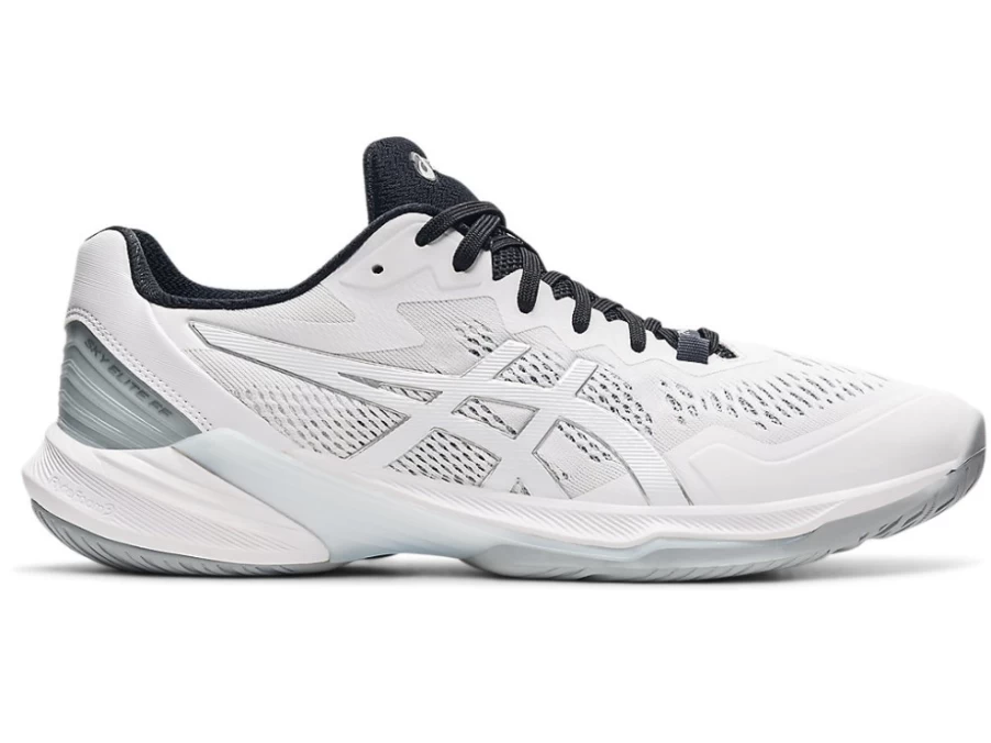 ASICS Men's Sky Elite FF 2 Volleyball Shoes - White/Pure Silver