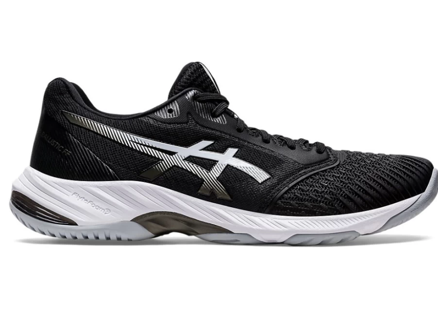 ASICS Men's NETBURNER BALLISTIC FF 3 Soccer Cleats - Black/White