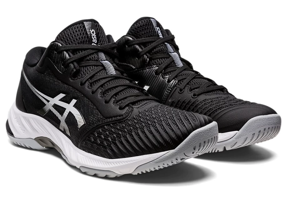 ASICS Men's NETBURNER BALLISTIC FF MT 3 Soccer Cleats - Black/White