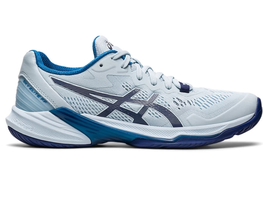 ASICS Women's Sky Elite FF 2 Volleyball Shoes in Sky/Indigo Blue – Lightweight Performance Court Sneakers