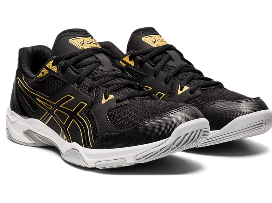 ASICS Men's GEL-ROCKET 10 Volleyball Shoes - Black/Pure Gold