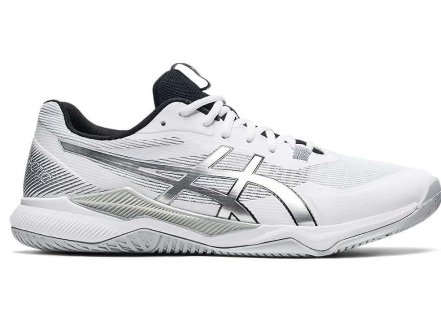 ASICS GEL-TACTIC Men's Volleyball Shoes - White/Pure Silver