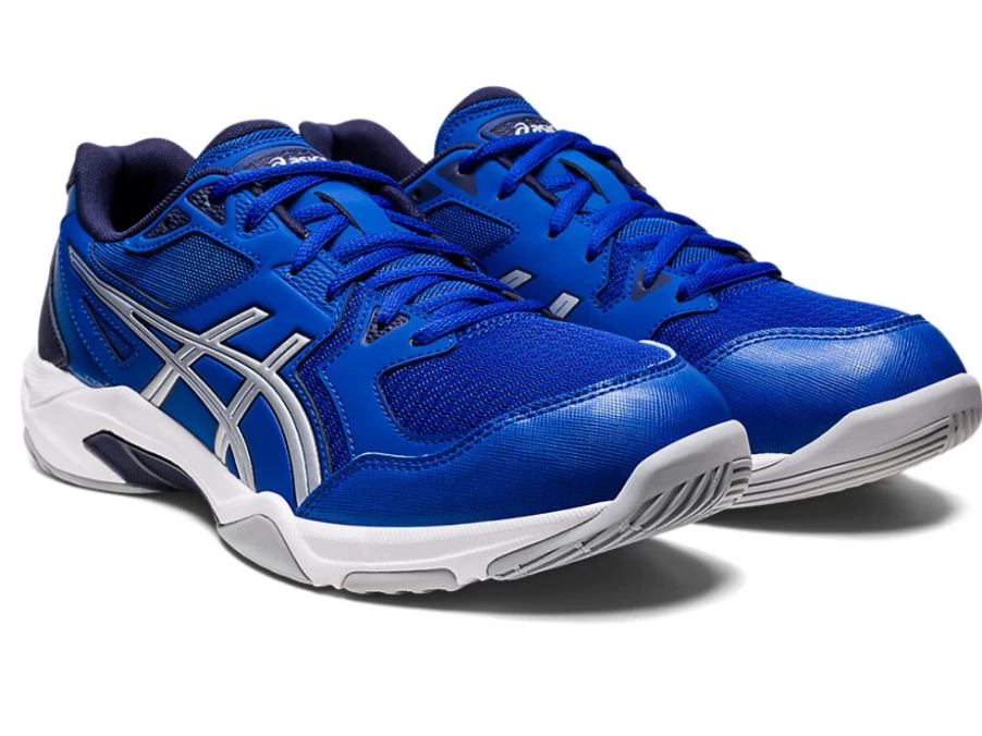 ASICS Men's GEL-ROCKET 10 Volleyball Shoes (2E Wide Width) - Asics Blue/Pure Silver