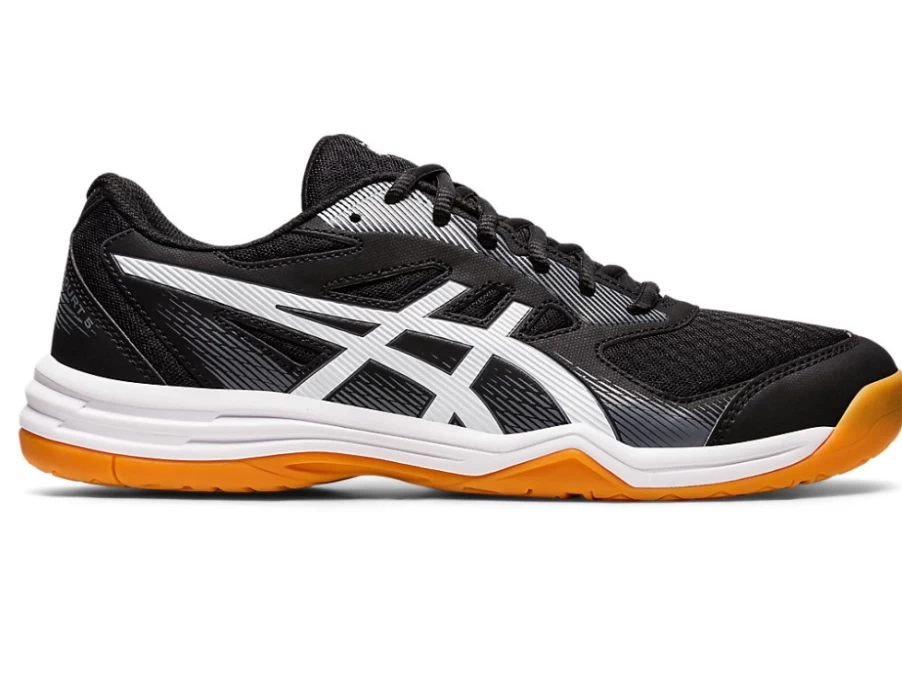 ASICS UPCOURT 5 Men's Tennis Shoes - Black/White | Lightweight & Durable Court Sneakers
