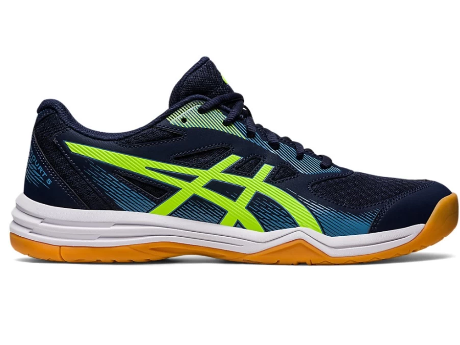 ASICS UPCOURT 5 Men's Tennis Shoes Midnight/Hazard Green