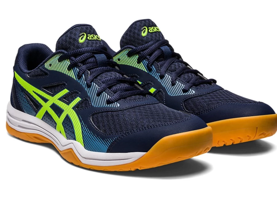 ASICS UPCOURT 5 Men's Tennis Shoes Midnight/Hazard Green