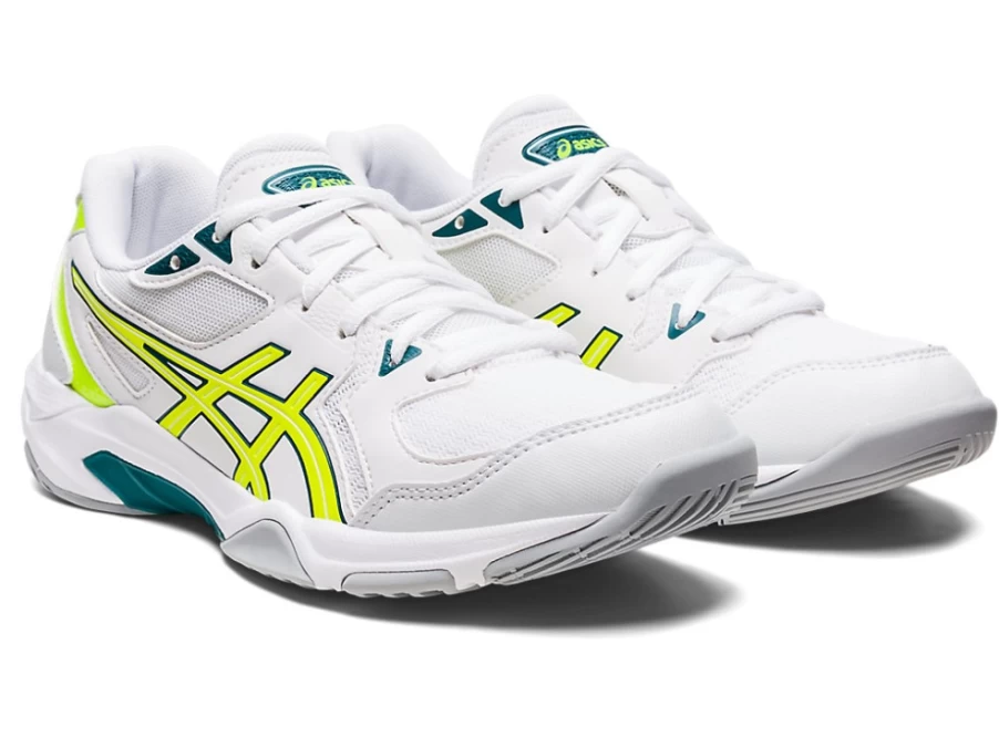 ASICS Women's GEL-ROCKET 10 Volleyball Shoes - White/Safety Yellow