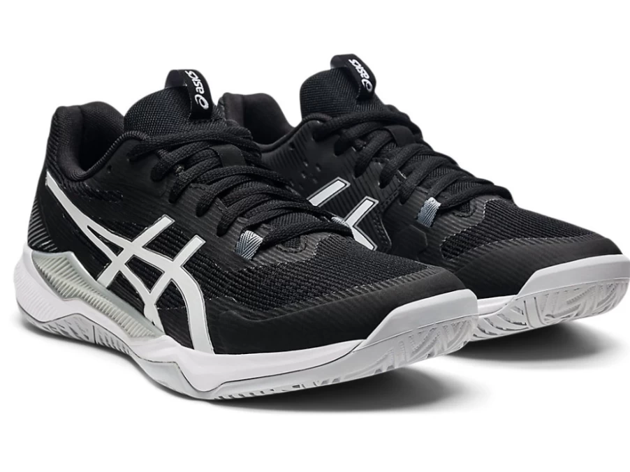 ASICS GEL-TACTIC Women's Volleyball Shoes - Black/White | Indoor Court Sneakers for Women