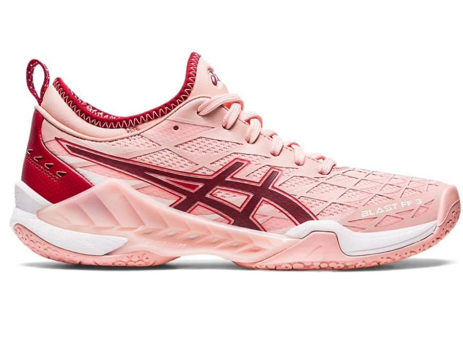 ASICS BLAST FF 3 Women's Tennis Shoes - Frosted Rose/Cranberry | Lightweight & Supportive